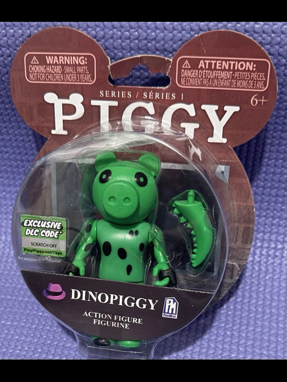 Dinopiggy - Roblox Piggy Series 1 Action Figure by Phat Mojo - New in Box